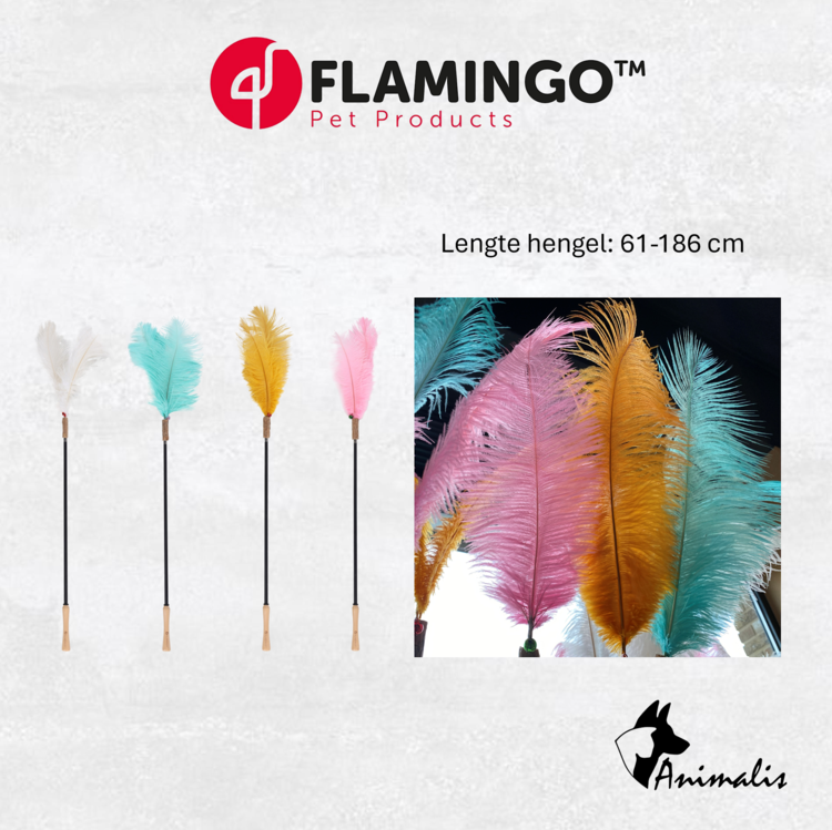 Flamingo Katzenangel "Bliss" (61-186 cm)