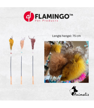 Flamingo Katzenangel "Keira" (75 cm)