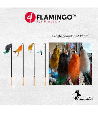Flamingo Katzenangel "Nouk" (61-142 cm)