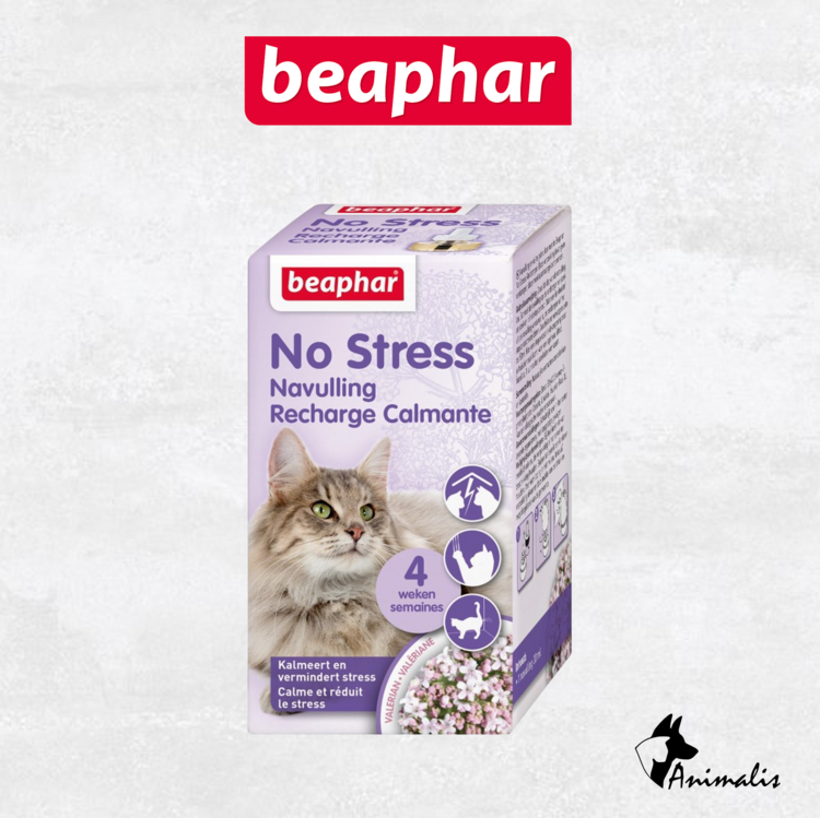 Beaphar No Stress Verdamper Navulling Kat - 30 ml