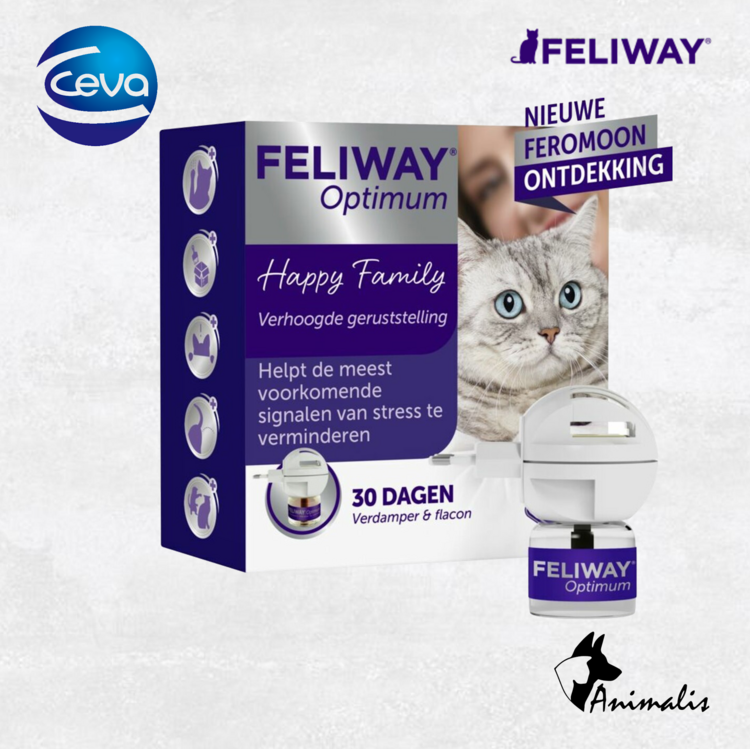 Ceva FELIWAY Optimum „Verdampfer & Nachfüllpackung“ (48 ml)