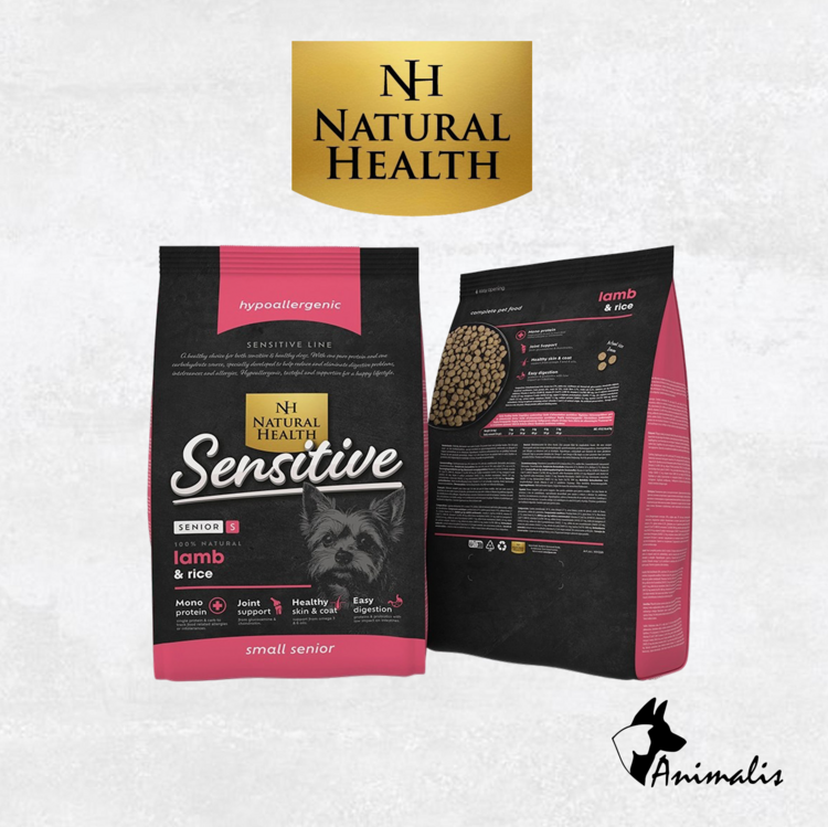 Natural Health SENSITIVE "Lamm & Reis - Senior S"