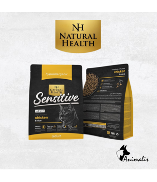 Natural Health Cat SENSITIVE "Chicken & Rice - Adult"