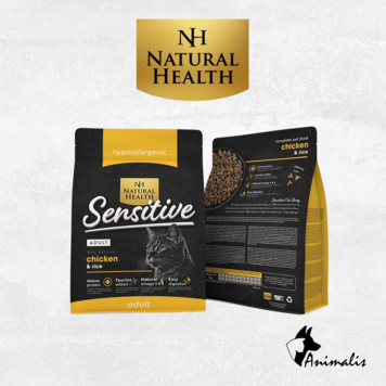 Natural Health Kat SENSITIVE "Kip & Rijst - Adult"