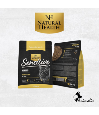 Natural Health Cat SENSITIVE "Chicken & Rice - Kitten"