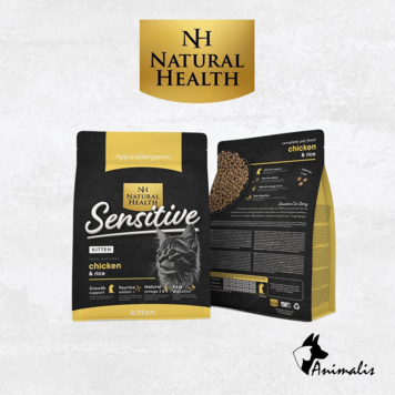 Natural Health Cat SENSITIVE "Chicken & Rice - Kitten"