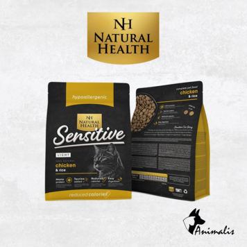 Natural Health Katze SENSITIVE "Huhn & Reis - Light"