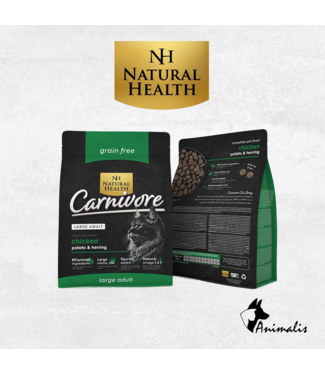 Natural Health Katze CARNIVORE "Huhn, Kartoffel & Hering - Large"