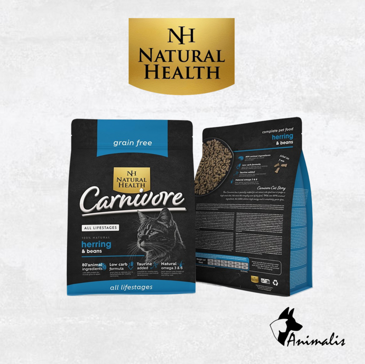 Natural Health Katze CARNIVORE "Hering & Bohnen"