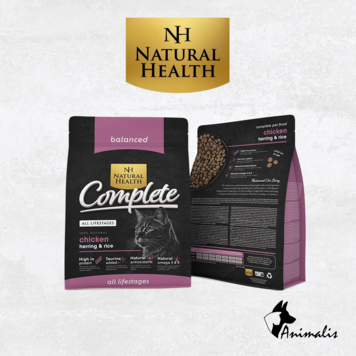 Natural Health Kat COMPLETE "Kip, Haring & Rijst"