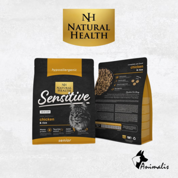 Natural Health Cat SENSITIVE "Chicken & Rice - Senior"