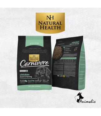 Natural Health CARNIVORE "Kip, Eend & Haring - Puppy"