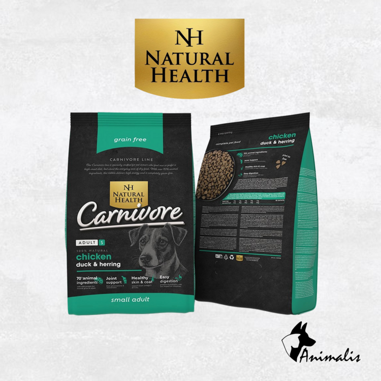 Natural Health CARNIVORE "Kip, Eend & Haring - Small"