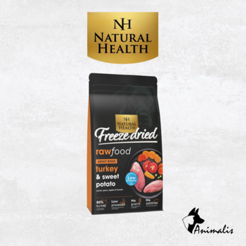 Natural Health FREEZE DRIED "Kalkoen & Zoete Aardappel"