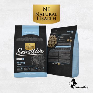 Natural Health SENSITIVE "Herring & Rice - Puppy L"
