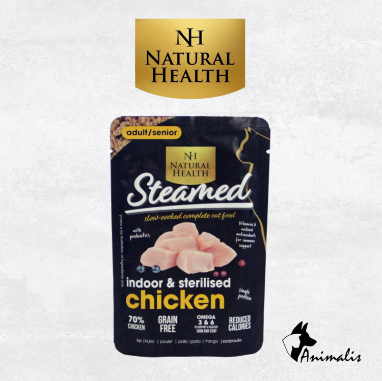 Natural Health STEAMED Kat "Kip - Indoor & Sterilised"