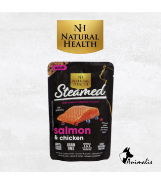 Natural Health STEAMED Cat "Salmon & Chicken - Adult"