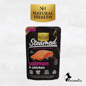 Natural Health STEAMED Katze "Lachs & Huhn - Adult"