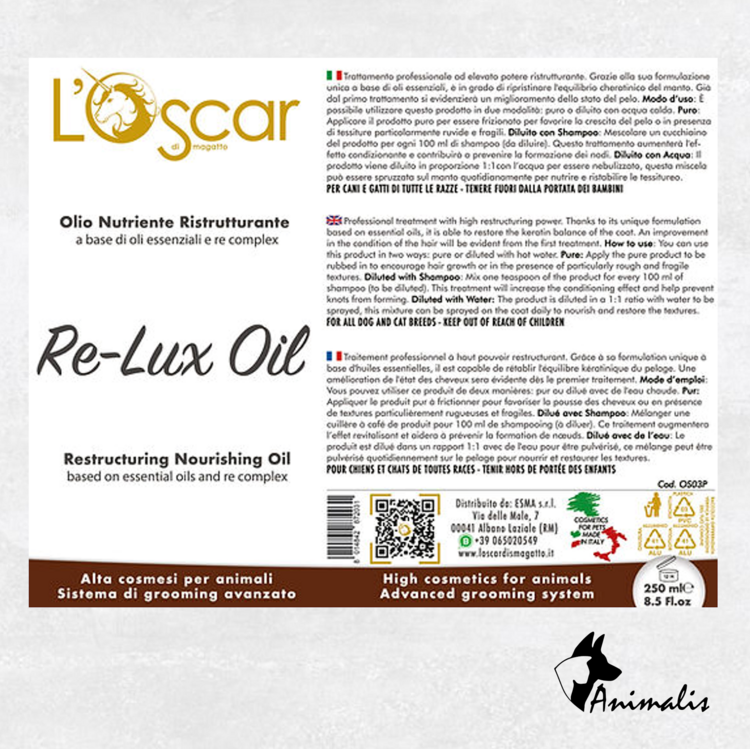 l'Oscar di Smagatto "Re-Lux Oil - Nourishing Restructuring Oil"