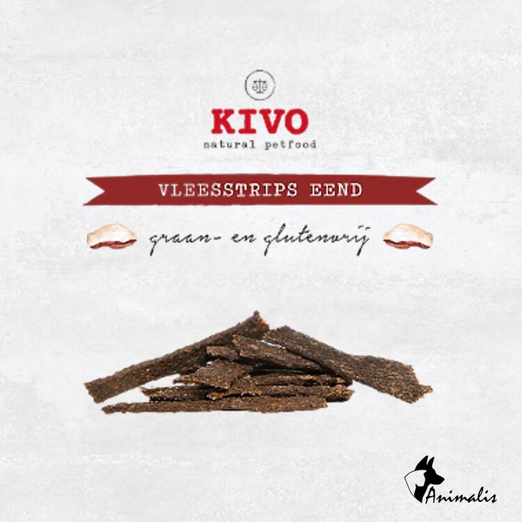 Kivo SNACK "Eend Vleesstrips"