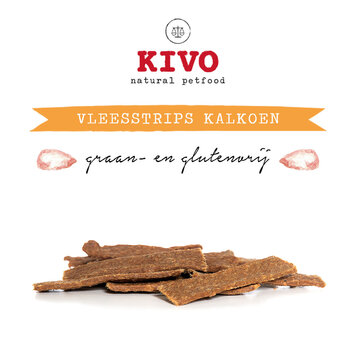 Kivo SNACK "Kalkoen Vleesstrips"