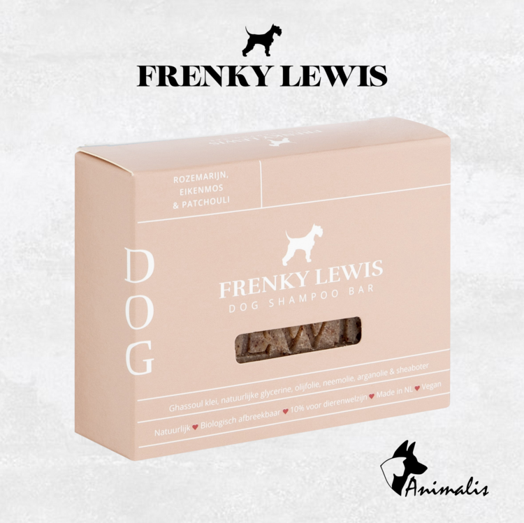 Frenky Lewis Shampoo-Seife "Rosmarin, Eichenmoos & Patchouli“