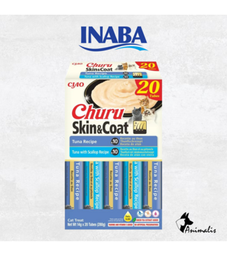 Inaba SNACK Kat Churu Multipack "Skin & Coat Tuna" (4*5 tubes)