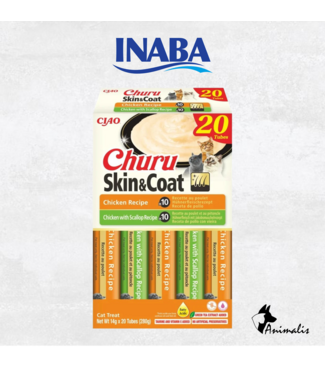 Inaba Ciao Churu Multipack (4*5 tubes) Skin &Coat Chicken