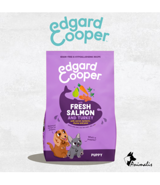 Edgard & Cooper "Puppy Zalm & Kalkoen Medium"
