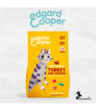 Edgard & Cooper Kat "Adult Kalkoen & Kip"