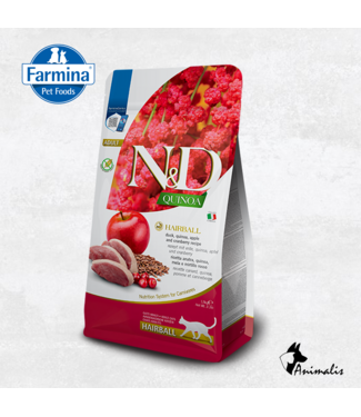 Farmina Cat N&D "Adult Quinoa Hairball Duck"
