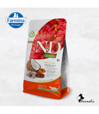 Farmina Cat N&D "Adult Quinoa Skin & Coat Herring"