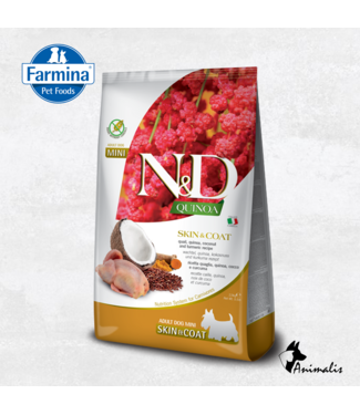 Farmina N&D QUINOA Adult Haut & Fell Wachtel Mini