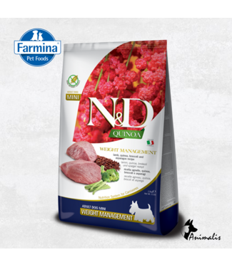 Farmina N&D "Adult Quinoa Weight Management Lam Mini"