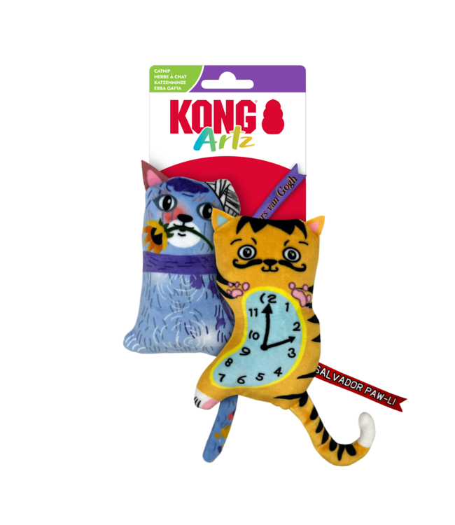 KONG® Cat ARTZ "Dali & Van Gogh"