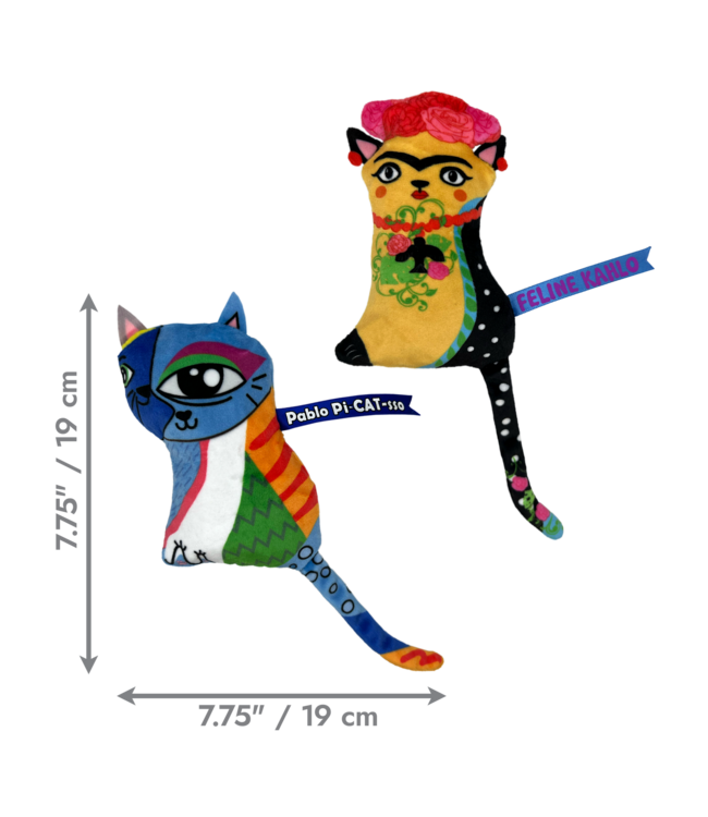 KONG® Kat ARTZ "Kahlo & Picasso"