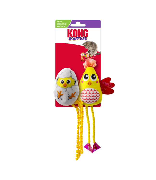 KONG® Cat SCRATTLES "Chicken"