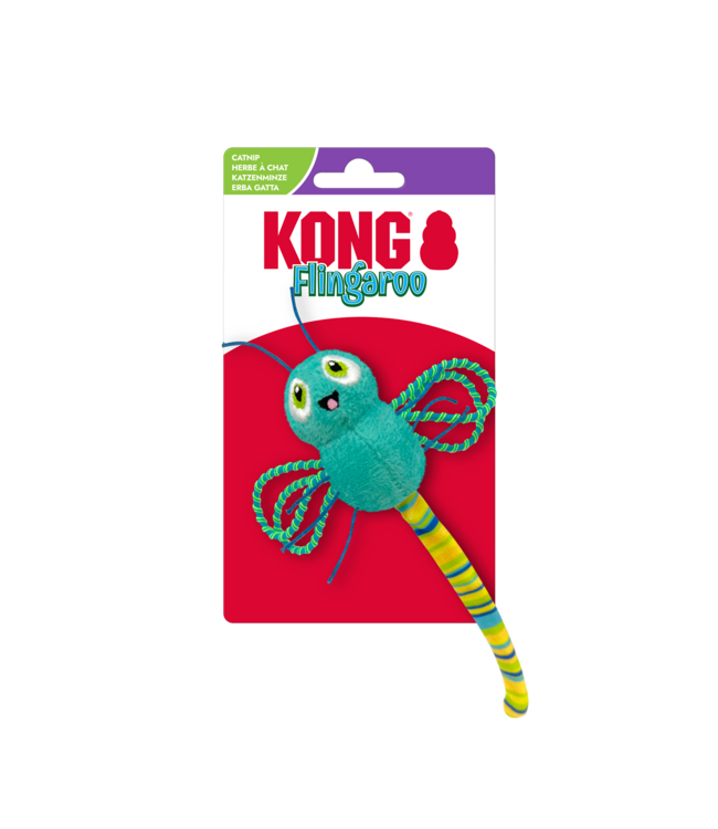 KONG® Cat FLINGAROO "Dragonfly" Assorted