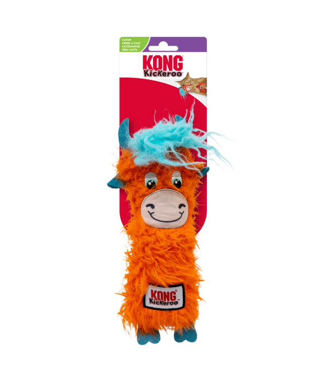 KONG® Kat KICKEROO "Highland Cow" Assorti