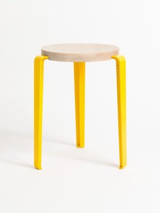 Stool Lou Yellow Birch