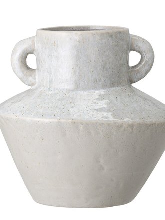 Bloomingville Deco Vase Grey Stoneware