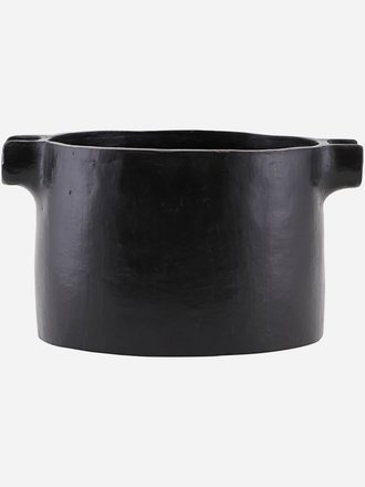 House Doctor Earth Serving Dish Black