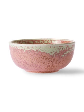 HK Living Home Chef's Ceramics Bowl Rustic Pink