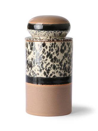 HK Living Ceramic Storage Jar Tropical