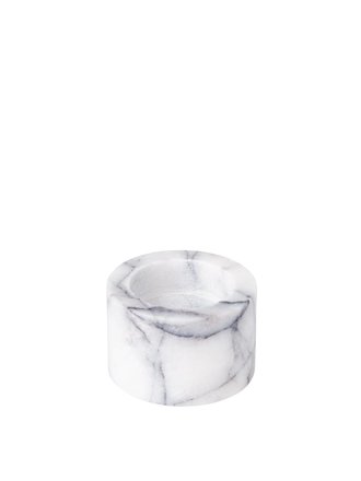 Stoned White Marble Tealightholder