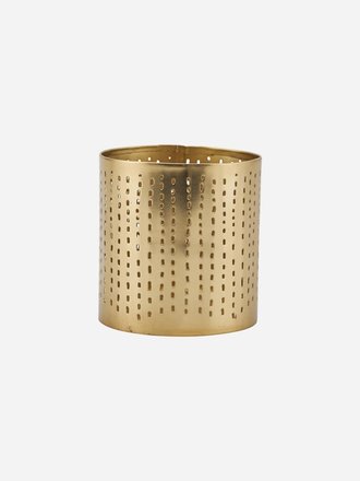 House Doctor Tealight Holder Wilma Brass Small
