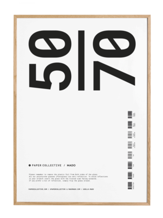 paper collective Frame Oak 50x70