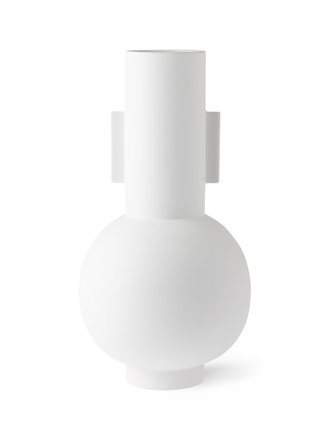 HK Living Matt White Vase L