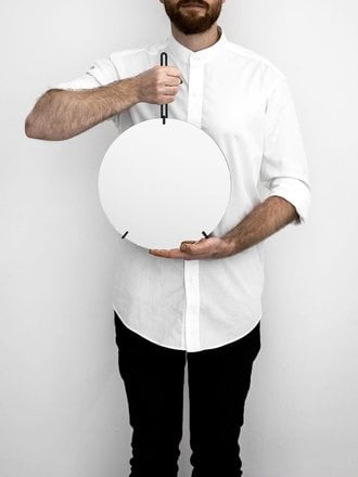 Moebe Wall Mirror Black 30cm