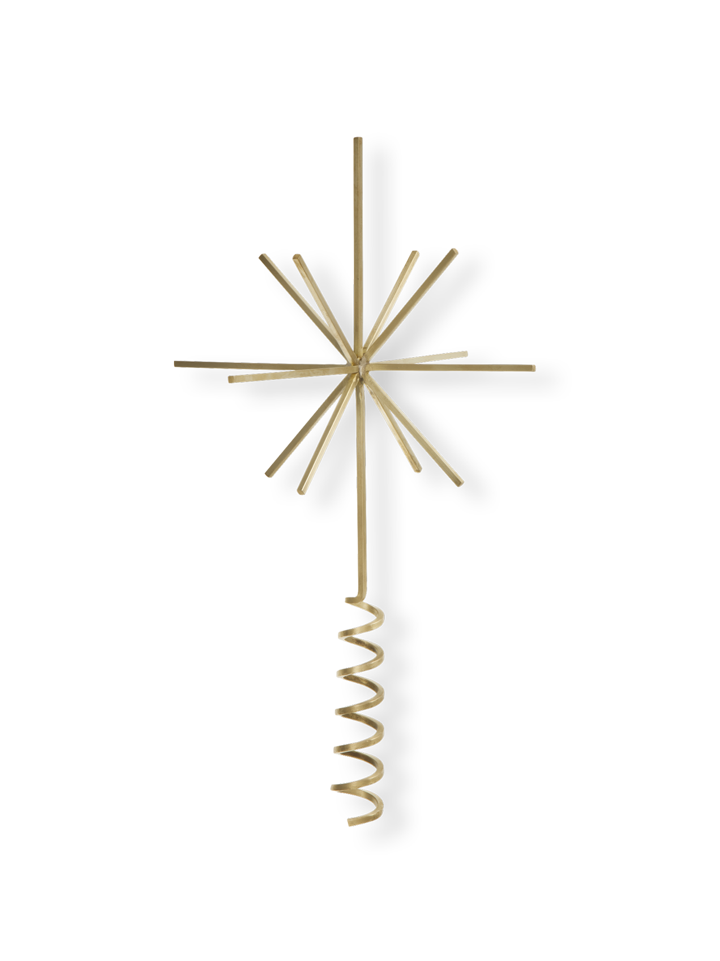 Brass Christmas Tree Top Star - Atelier eMTee